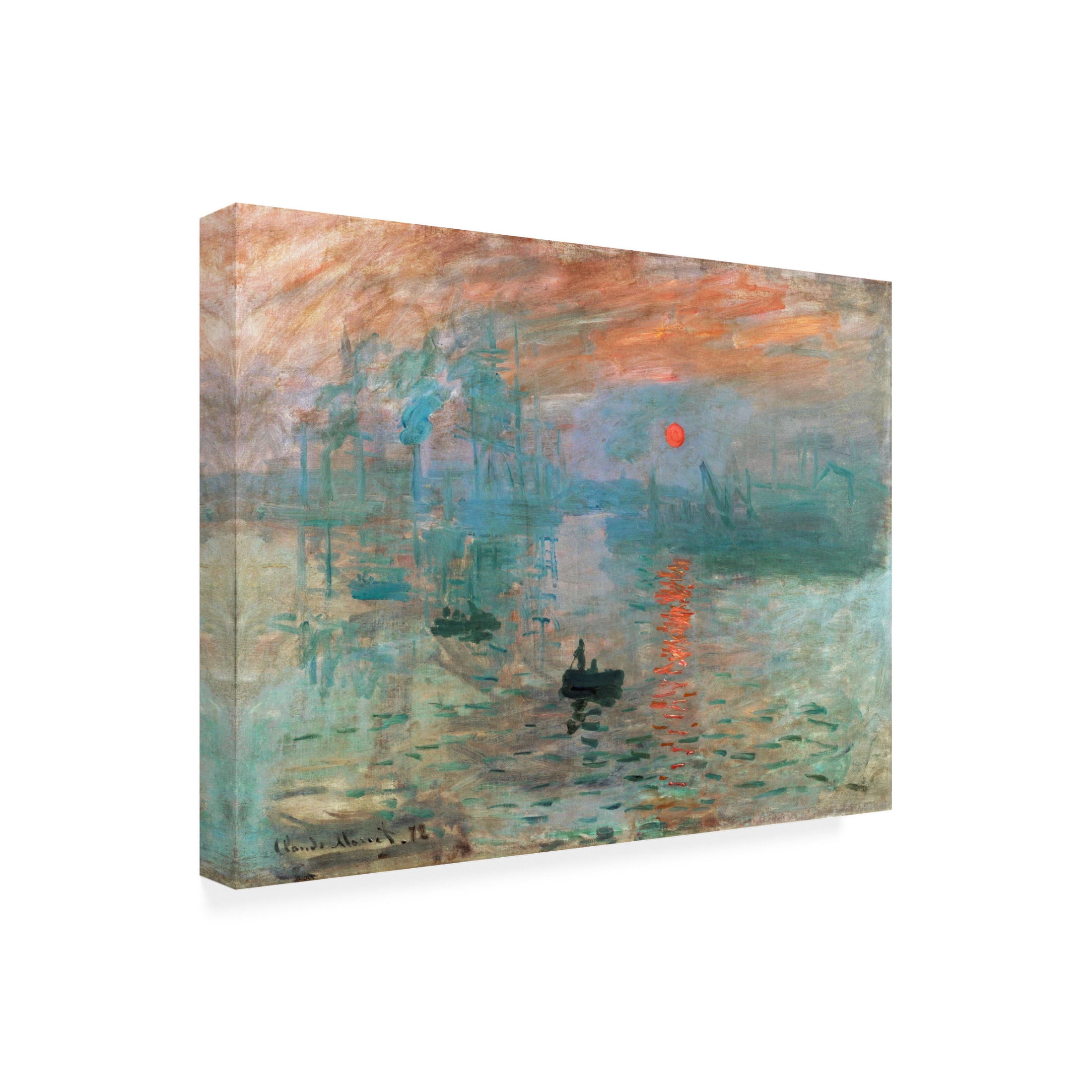 Trademark Fine Art Pictufy Sunrise 1872 Canvas Wall Art