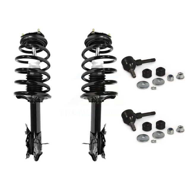 Transit Auto Front Complete Shock Assembly and TQ Link Kit for Car Nissan Sentra Excludes SE-R Spec V Models - Left Right Side (Driver Passenger) KSS-100958