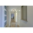 thumbnail image 2 of 2 Light Flush Mount In Seaside Style 11 Inches Wide By 5.5 Inches High-Heritage Brass Finish Z-Lite 2011F10-Hbr, 2 of 2