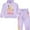 Lilac, variant on Disney Girls Minnie Mouse Hoodie and Jogger Clothing Set - Sizes 4-16