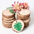 thumbnail image 3 of Bearachild Juego de rodajas de Kit de círculos de sin terminar con decoraciones de corteza para manualidades DIY posavasos grabado tallado Decoración del hogar JM01645 Bearachild HA012301-02, 3 of 6