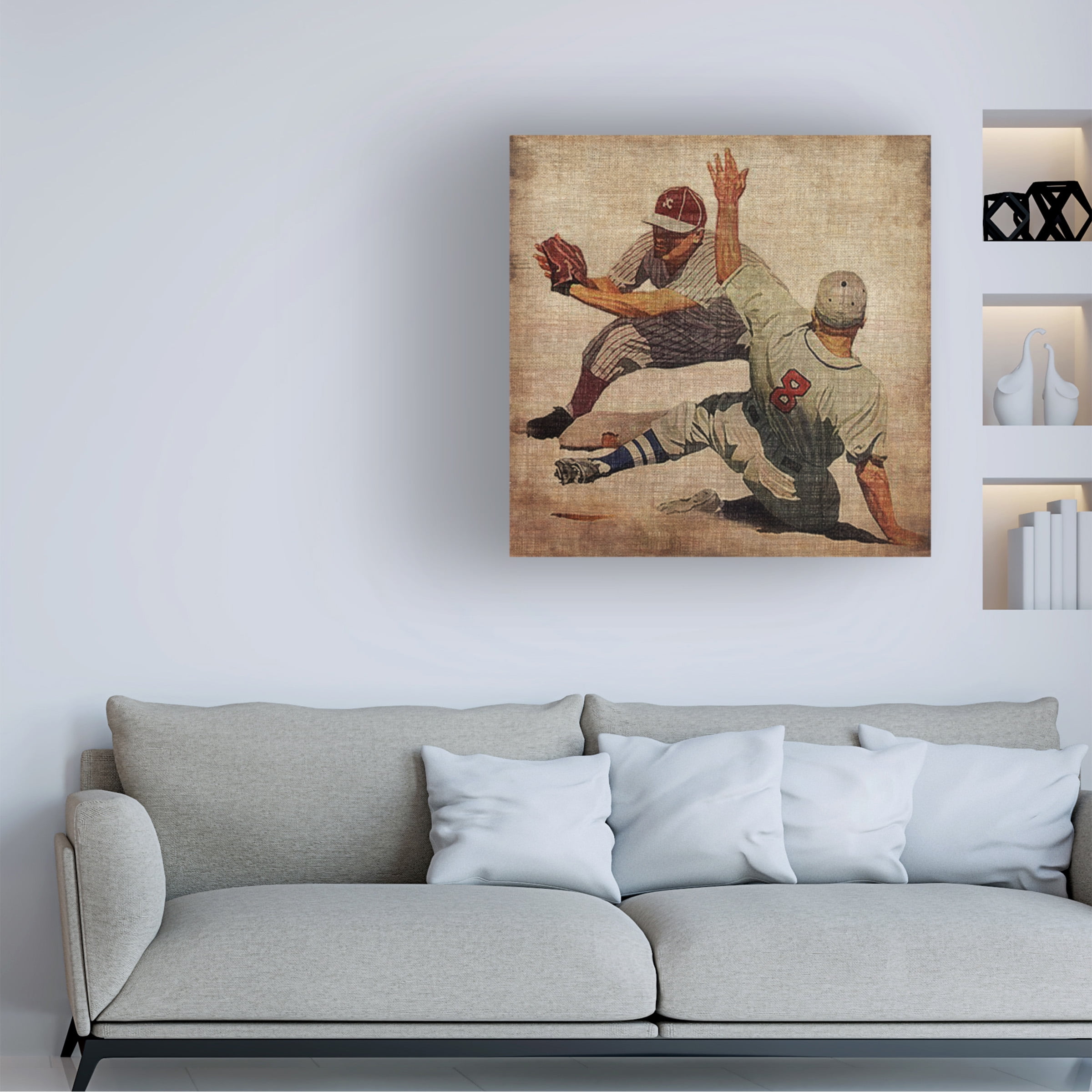 Trademark Fine Art John Butler Vintage Sports Vii Canvas Wall Art - 35x35