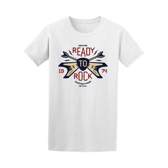 Genuine Ready To Rock Usa 1974 Tee Men's -Image by Shutterstock