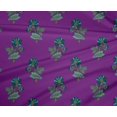 thumbnail image 4 of oneOone Polyester Lycra Fabric Leaves & Floral Block Print Sewing Fabric BTY 56 Inch Wide, 4 of 4
