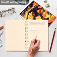 thumbnail image 5 of Skateboarder on Fire Ring Binder Notebook Journey Note Diary College Ruled Spiral Notebook Study Loose Leaf Paper A5 60 Pages, 5 of 8