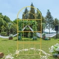 thumbnail image 4 of Wedding Stand Arch Backdrop Wedding Event Party Props DIY Decoration Iron Gold, 4 of 6