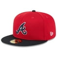 thumbnail image 3 of Men's New Era  Red/Navy Atlanta Braves 2025 Spring Training 59FIFTY Fitted Hat, 3 of 6