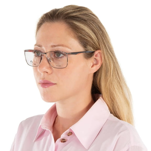 Police Demo Rectangular Unisex Eyeglasses VPLF06 0509 57