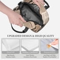 thumbnail image 5 of ZNDUO Reusable Lunch Box, Adjustable Shoulder Strap Old Newspaper Pattern Lunch Bag, 5 of 8