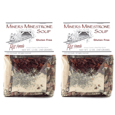 Rill Foods Miners Minestrone Soup Mix 11 oz each (2-Pack)