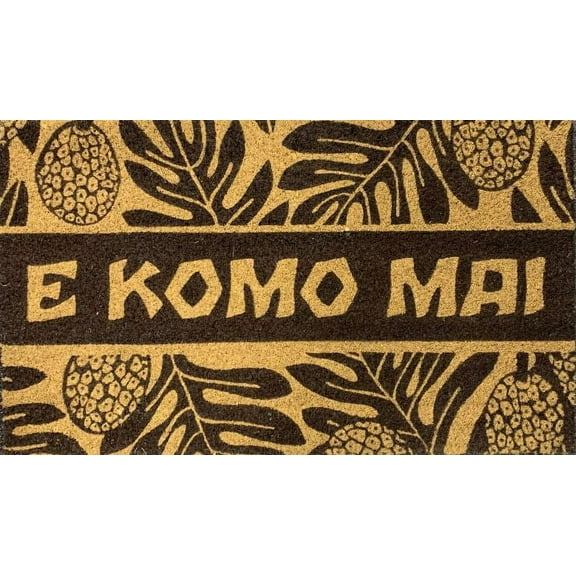 Hawaii Rugs/mats Aloha Mat E Komo Mai Ulu