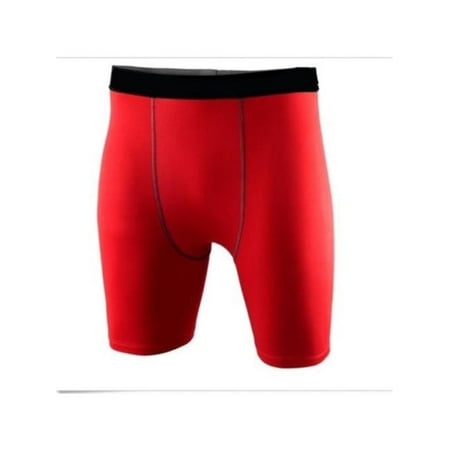 Men's Sports Compression Shorts Base Layer Tights Shorts Pants for Athletic Running Gym Yoga Sport Size: