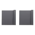 thumbnail image 5 of 2Pcs Silicone Mats for Kitchen Counter, Non-slip Waterproof Large Grey Countertop Protector Mat, Heat Resistant Mat, Silicone Craft Mat, Heavy Duty Silicone Dish Table Placemat(Gray*2,15.7x11.8"), 5 of 6