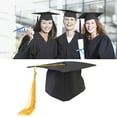 thumbnail image 3 of Seductiva Baseball Caps Neutral Adult Child Graduation Cap with Tassel Adjustable High School University, 3 of 5