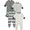 Striped Tiger, variant on Onesies Brand Baby Boy Sleep 'N Plays Footed Pajamas, 4-Pack, Newborn - 6/9M