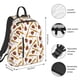 thumbnail image 2 of Disketp Baseball Sport Mochila Ligera e Impermeable, Mochila de Día Resistente para Viajes, Senderismo y Uso Diario para Hombre y Mujer, 2 of 7