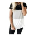 thumbnail image 4 of Tee-shirt de Maternité Allaitement Hauts d'Allaitement Rayé Manches Courtes, 4 of 5