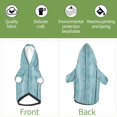 thumbnail image 6 of Xecao Turquoise Wooden1 Pattern Sweatshirts Winter Pet Dog Hoodie Puppy Coat Dog Sweaters Dog Clothes with Hat Dog Clothes Costume Outfit,Small Pets Wear-XX-Large, 6 of 7