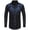 Blue, variant on Western Shirts for Men Cowboy Button Up Shirts Long Sleeve Embroidered Tops Slim Fit Spring Fall Green XXXL