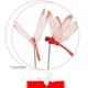 thumbnail image 4 of Set de decoración Jardín Libélula de 4 | Libélulas simuladas de hierro con clip | Adorno exterior para jardín, detalles florales en maceta, cabeza móvil, 4 variedades de colores | Inserto de, 4 of 9