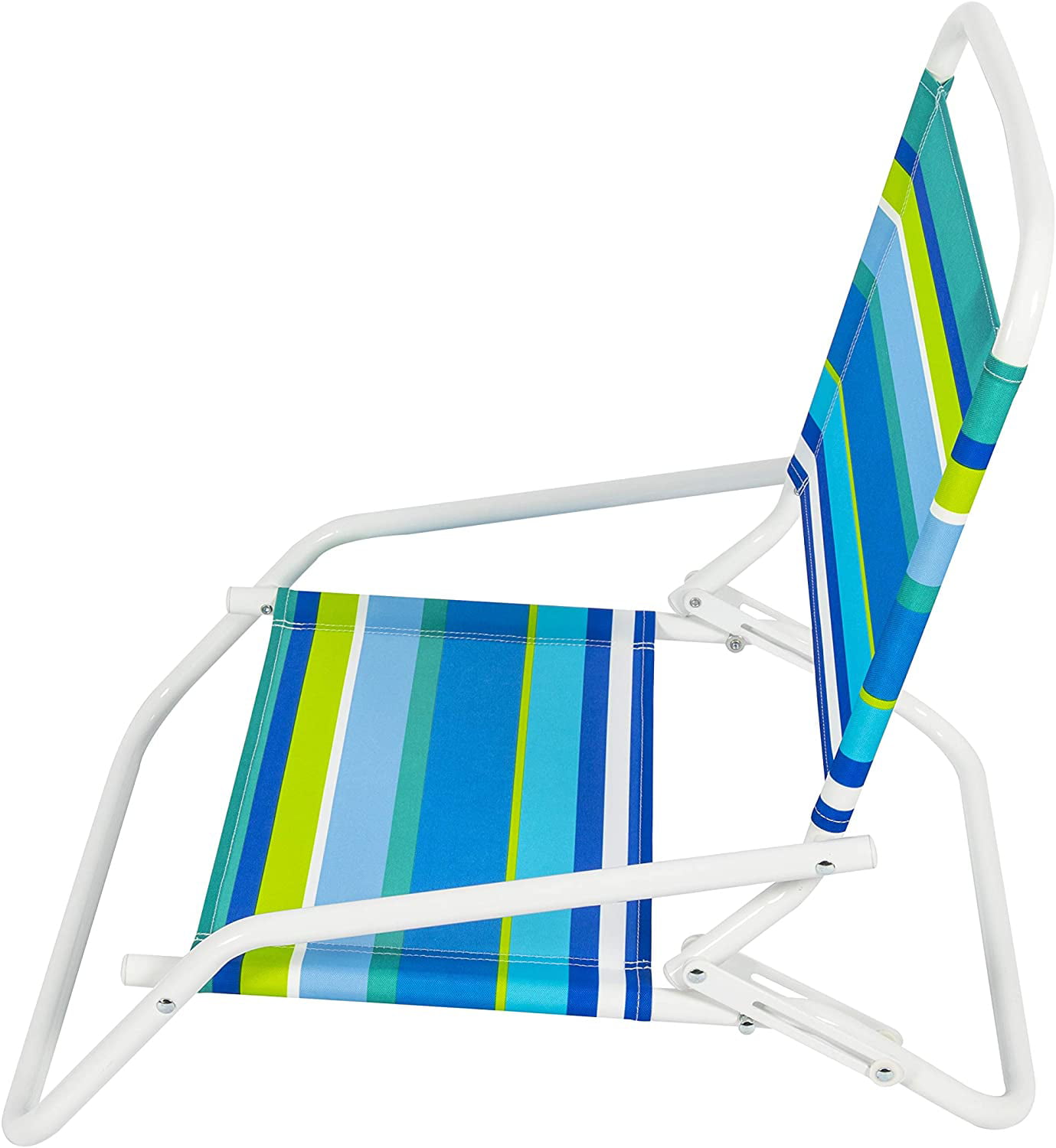 Ocean Stripes RIO Beach Wave 1-Position Beach Folding Sand Chair 