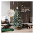 thumbnail image 4 of Árbol de Navidad Artificial Realista Verde Nevado 1.8m Esquimal, Pino Escandinavo con Ramas Tridimensionales, 4 of 6