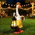 thumbnail image 5 of Porch goose, garden statue goose, front yard lawn, home courtyard art decoration, 5 of 7