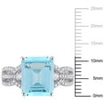 thumbnail image 2 of Everly Women's Topaz 14k White Gold Ring, 2 of 9
