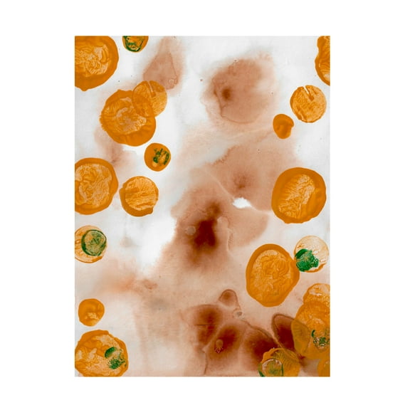 Canvas Wall Art - Maliq 'Dotty 1' Wall Art for Living Room, Bedroom, or Office Décor by Trademark Fine Art - 14 x 19 Inches