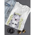 thumbnail image 3 of Watercolor Koala With Leaves T-Shirt Women -Image by Shutterstock, Female XX-Large, 3 of 4