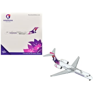 Boeing 717 Commercial Aircraft Hawaiian Airlines White with Pink