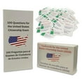 thumbnail image 1 of Musbetu U.S. Citizenship Flash Cards Naturalization Study Guide with 100 US Civics Questions And Answers English/Spanish Bilingual Study Set for US Civics Test, 1 of 7