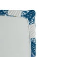 thumbnail image 2 of Ambesonne Vintage Fitted Sheet, Moroccan Blue Leaves, Queen Size, Blue White, 2 of 2