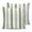 Gray Green, variant on Grey Ombre Stripe 16x16 Pillow Covers Set of 2, Modern Farmhouse Vertical Striped Throw Pillow Covers Decorative Couch Cushion Case, Microfiber Square Pillowcases for Bedroom Car Living Room