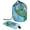 Multicolor 3, variant on PhooArto Travel Cosmetic Bags Barrel Makeup Bag, Multifunctional Toiletry Bucket Bags Round Organizer Storage Pocket, Underwater Fish Sea Turtle