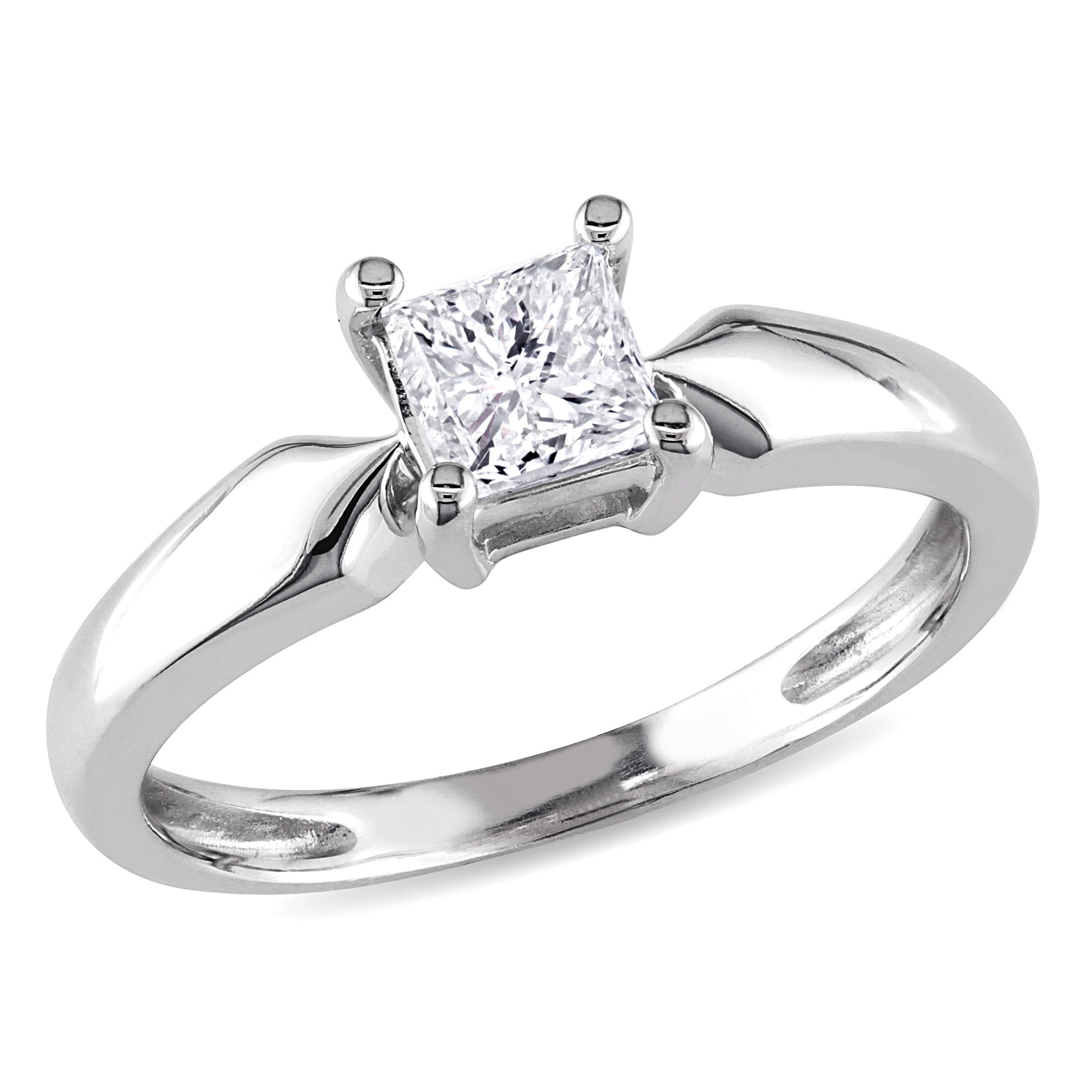 1/2 Carat T.W. Princess Cut Diamond 