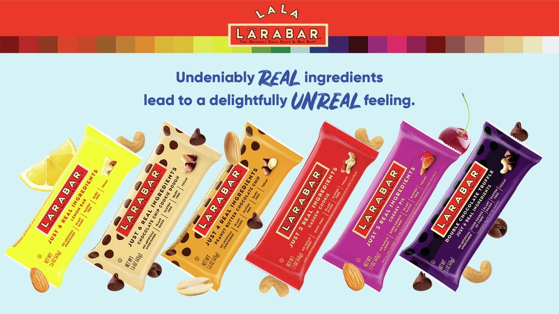 Larabar Cashew Cookie, Gluten Free Vegan Fruit & Nut Bars, 1.7 oz, 18 ct
