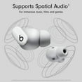 thumbnail image 2 of Restored Beats Studio Buds True Wireless Noise Cancelling Earbuds - Class 1 Bluetooth, 8 Hours of Listening Time, Sweat Resistant, Built-In Microphone - (White), 2 of 8
