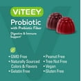 thumbnail image 6 of VITEEY Probiotic Gummies with Prebiotic Fiber, Gut & Immune Support, Berry Flavor 60 Count, 2 Pack, 6 of 7