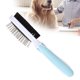 thumbnail image 4 of Peine para perros ANGGREK cepillo de pelo de mascota doble cara cerdas y alfileres, 4 of 8
