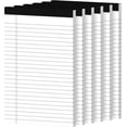 thumbnail image 1 of 6pcs Small Note Pads, White Notepads 5x8 College Ruled Notebook, Writing Pads 5 x 8, Legal Pads, Memo Pad Paper Perforate, Ruled Line Notebooks for Work, School, Office, 1 of 7