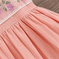 thumbnail image 3 of CYRBOKO Girls Casual Dresses, Summer Comfy A-line Flutter&nbsp;Sleeve Midi Dresses Pink Size 2-3 T, 3 of 6