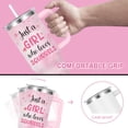 thumbnail image 6 of Personalized Squirrel Tumbler Custom Name 40oz Vacuum Insulated Travel Cup for Girls, 6 of 6