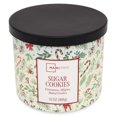 thumbnail image 4 of Mainstays 3-Wick Sugar Cookie Scented Candle with a White Garland Toss Scene Wrap, 13-Ounce, 4 of 6