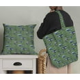 thumbnail image 5 of Soimoi Georgette Viscose Fabric Stripes & Whale Fish Ocean Print Fabric by The Yard 42 Inch Wide, 5 of 5