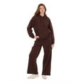 thumbnail image 2 of Forever 21 Women's Brown Loungewear Hoodie Sweatshirt, Oversized Fit,S, 2 of 6