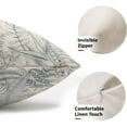 thumbnail image 2 of Dusty Blue Leaf Plant Lumbar Pillow Covers 12X20 Inch Herbs Botanical Fern Vintage Leaves Floral Decorative Pillow Cases Set of 2 Throw Pillows Farmhouse Home Decor For Sofa Couch Cushion Outdoor, 2 of 6
