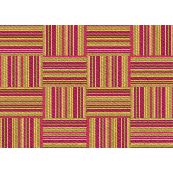 Ahgly Company Indoor Rectangle Patterned School Bus Yellow Area Rugs, 2' x 5'