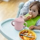 thumbnail image 5 of Tazas de silicona para bebés, taza de aprendizaje para bebidas, taza para refrigerios con pajita, taza de entrenamiento para evitar caídas, taza de agua, 5 of 5