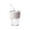 C, variant on Basdi Insulated Glass Tumbler, Insulated Double-Wall Glass Tumbler - Crystal Clear Portable Cup for Iced Coffee & Tea, Sweat-Proof & Shatter-Resistant, with Reusable Straw, Iced Coffee Cup, A